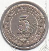 16-58 Малайя и Борнео 5 центов 1957Н г. КМ # 1  UNC медно-никелевая 1,41гр. 16мм - 16-58 Малайя и Борнео 5 центов 1957Н г. КМ # 1  UNC медно-никелевая 1,41гр. 16мм