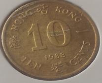 22-97  Гонког 10 центов 1983г. - 22-97  Гонког 10 центов 1983г.