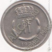 34-68 Люксембург 1 франк 1973г. КМ # 55 медно-никелевая 4,0гр. 21мм