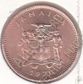 33-52 Ямайка 1 цент 1970г. КМ # 45 бронза 4,2гр. 20,7мм - 33-52 Ямайка 1 цент 1970г. КМ # 45 бронза 4,2гр. 20,7мм