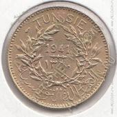 9-117 Тунис 2 франка 1941г. КМ # 248 алюминий-бронза 8,0гр. 27мм - 9-117 Тунис 2 франка 1941г. КМ # 248 алюминий-бронза 8,0гр. 27мм