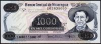 Никарагуа 500.000 кордоба 1987г. P.150 UNC на 1000 кордоба 1985г.