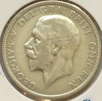 #009 Великобритания  1 флорен 1929г. Серебро.