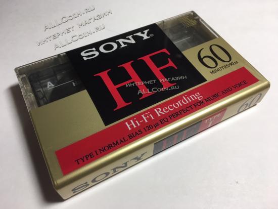 Аудио Кассета SONY HF 60 1992г. / Мексика / Новая. Запечатанная. Из Блока.