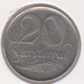 2-92 Латвия 20 сантими 1922г.  - 2-92 Латвия 20 сантими 1922г. 