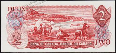 Канада 2 доллара 1974г. P.86a - UNC - - Канада 2 доллара 1974г. P.86a - UNC -