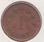 2-101 Мальта 1 цент 1977г. Бронза