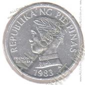 6-37 Филиппины 10 сентимов 1983 г. KM# 240.2 Алюминий 1,5 гр. 19,0 мм. - 6-37 Филиппины 10 сентимов 1983 г. KM# 240.2 Алюминий 1,5 гр. 19,0 мм.