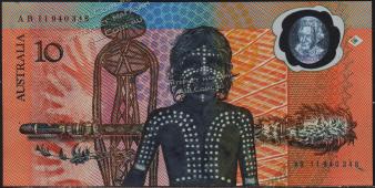 Австралия 10 долларов 1988г. P.49в - UNC - Австралия 10 долларов 1988г. P.49в - UNC