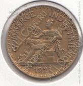 19-100 Франция 2 франка 1921г. КМ # 877 алюминий-бронза 8,0гр. 27мм - 19-100 Франция 2 франка 1921г. КМ # 877 алюминий-бронза 8,0гр. 27мм