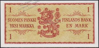 Финляндия 1 марка 1963г. P.98 UNC "Â-1" - Финляндия 1 марка 1963г. P.98 UNC "Â-1"
