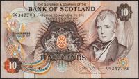 Шотландия 10 фунтов 1987г. P.113с(7) - UNC