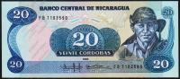Никарагуа 20 кордоба 1985г. P.152 UNC