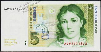 ФРГ (Германия) 5 марок 1991г. P.37 UNC - ФРГ (Германия) 5 марок 1991г. P.37 UNC