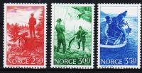 Норвегия 3 марки п/с 1984г. Uni #855-57 MNH OG** (10-19)