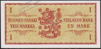 Финляндия 1 марка 1963г. P.98 UNC "AL-1" - Финляндия 1 марка 1963г. P.98 UNC "AL-1"