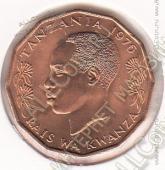9-121 Танзания 5 сенти 1976г. КМ # 1 UNC бронза 4,0гр. 22,5мм - 9-121 Танзания 5 сенти 1976г. КМ # 1 UNC бронза 4,0гр. 22,5мм