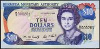 Бермуды 10 долларов 1996г. P.42в - UNC