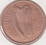 26-135 Ирландия 1 пенни 1931г. Бронза