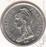 31-134 Франция 1 франк 1992г. КМ # 1004.1 UNC никель 6,0гр. 24мм