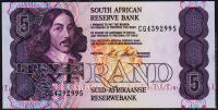 Южная Африка 5 рандов 1990-94г. Р.119е - UNC