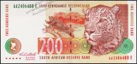 Банкнота Южная Африка (ЮАР) 200 рандов 1994 года. Р.127а - UNC