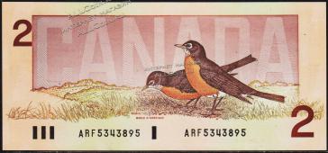 Канада 2 доллара 1986г. Р.94а - UNC - Канада 2 доллара 1986г. Р.94а - UNC