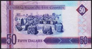 Гамбия 50 даласи 2015г.  P.34 UNC  - Гамбия 50 даласи 2015г.  P.34 UNC 