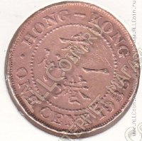 32-113 Гонконг 1 цент 1933г. КМ # 17 бронза 3,95гр. 22мм