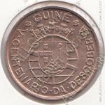 27-153 Гвинея 1 эскудо 1946г. КМ # 7 бронза 27мм