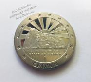 Монета Гибралтар 1 крона 1995 года. КМ#304 UNC (2-47) - Монета Гибралтар 1 крона 1995 года. КМ#304 UNC (2-47)