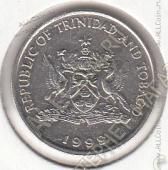 16-161 Тринидад и Тобаго 25 центов 1999г. КМ # 32 медно-никелевая 3,5гр. 20мм - 16-161 Тринидад и Тобаго 25 центов 1999г. КМ # 32 медно-никелевая 3,5гр. 20мм