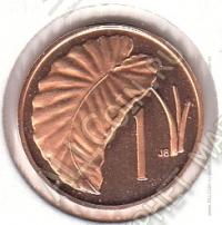 2-111 Острова Кука 1 цент 1973 г. KM# 1 PROOF   