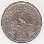 13-28 Уганда 50 центов 1966г - 13-28 Уганда 50 центов 1966г