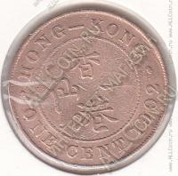32-115 Гонконг 1 цент 1902г. КМ # 11 бронза 7,5гр. 27,7мм