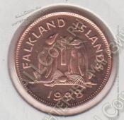 Фолклендские Острова 1 пенни 1998г. КМ#2 UNC (арт113) - Фолклендские Острова 1 пенни 1998г. КМ#2 UNC (арт113)