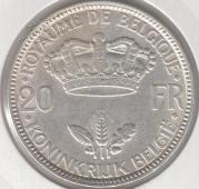 37-19 Бельгия 20 франков 1935г. KM# 105 серебро 11гр. - 37-19 Бельгия 20 франков 1935г. KM# 105 серебро 11гр.