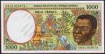 Экваториальная Гвинея 1000 франков 2000г. P.502Nh - UNC