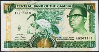 Гамбия 10 даласи 1991-95г. P.13в - UNC - Гамбия 10 даласи 1991-95г. P.13в - UNC