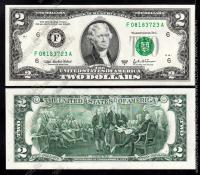 США 2 доллара 2003г. Р.516b - UNC ( "F" Атланта)