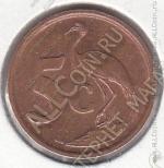 15-47 Южная Африка 5 центов 2003г. КМ # 324 сталь с медным покрытием 4,5гр. 21мм