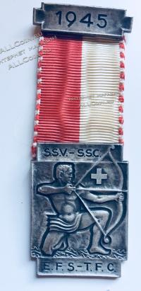 #052 Швейцария спорт Медаль Знаки