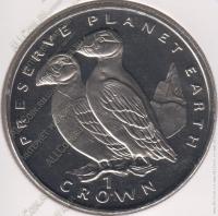 8-93 Гибралтар 1 крона 1996г. KM# 387 UNC