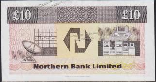 Ирландия Северная 10 фунтов 1990г. P.194а(2) - UNC - Ирландия Северная 10 фунтов 1990г. P.194а(2) - UNC
