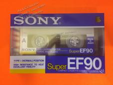 Аудио Кассета SONY Super EF90 1989г. / Япония / - Аудио Кассета SONY Super EF90 1989г. / Япония /