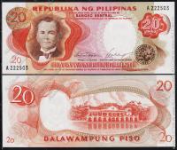 Филиппины 20 песо 1969г. P.145а - UNC