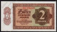  Банкнота ГДР (Германия) 2 марки 1948 года. P.10в - UNC 