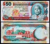 Барбадос 50 долларов 2012г. P.70с - UNC