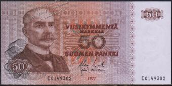 Финляндия 50 марок 1977г. P.108 UNC "C" - Финляндия 50 марок 1977г. P.108 UNC "C"