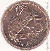 26-175 Тринидад и Тобаго 5 центов 2005г. KM# 30 бронза 3,31гр 21,2мм - 26-175 Тринидад и Тобаго 5 центов 2005г. KM# 30 бронза 3,31гр 21,2мм